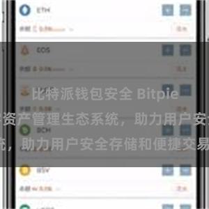 比特派钱包安全 Bitpie钱包：打造数字资产管理生态系统，助力用户安全存储和便捷交易。