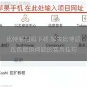 比特派扫码下载 解决比特派钱包使用问题的实用技巧