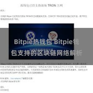 Bitpie热钱包 Bitpie钱包支持的区块链网络解析