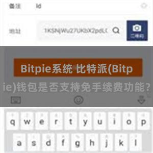 Bitpie系统 比特派(Bitpie)钱包是否支持免手续费功能？