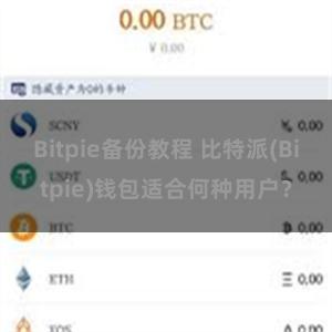 Bitpie备份教程 比特派(Bitpie)钱包适合何种用户？